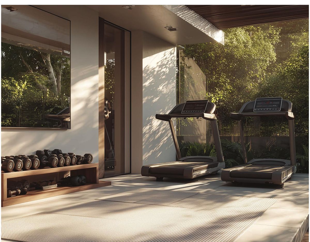 Outdoor fitness studio